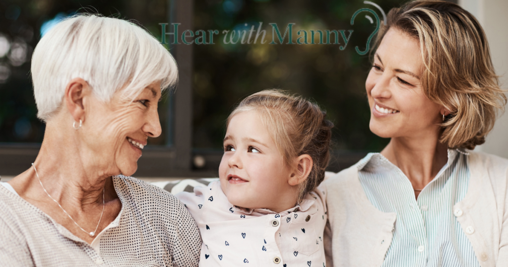 three generations of ladies