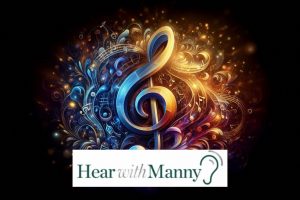 stylized graphics representing colorful music notes