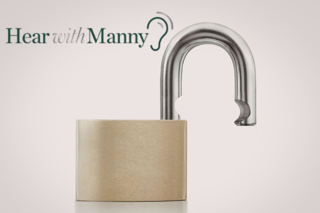 an unlocked padlock